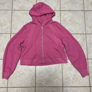 Lululemon cropped scuba full zip